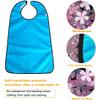 1 Pcs Adult Bibs for Women Washable Bib Reusable Waterproof Clothing Protector with Optional Crumb Catcher view 2