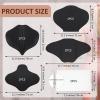 TrelaCo 6 Pcs Lipo Foam Board Set BBL Lumbar Molder AB Board Compression Abdominal Board Back Tummy Tuck Board Lumbar Supports (Black,White) view 2