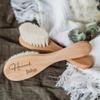 Custom Name Baby Bathing Care Hair Brush Natural Wooden Baby Brush for Girl or Boy Newborn to Toddler Hair Brus (4pcs) view 4