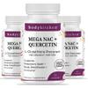 Body Kitchen Mega NAC (N-Acetyl Cysteine) 600 mg with Quercetin, Supports Respiratory Health and Immune Function and Promotes Liver and Kidney Detox, Veggie Caps, (Pack of 3) view 1