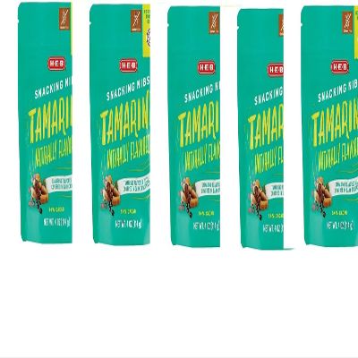 HEB Select Ingredients Dark Chocolate Tamarind Snacking Nibs 4 oz(pack of 5)