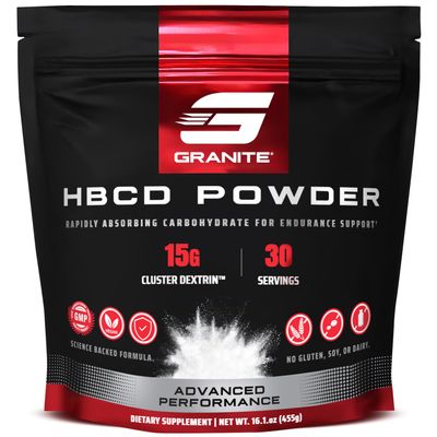 Granite Highly Branched Cyclic Dextrin (HBCD) Powder, Glycogen Supplement for Energy & Muscle Recovery, Cluster Dextrin Carb Powder for Workout Support (30 Servings)