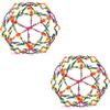 4E's Novelty Expandable Breathing Ball Sphere - 2 Pack - Breathing Visual, Fidget Toys Expands from 6 to 12" Expanding Sphere for Kids & Adult view 1