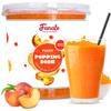 Fanale Peach Popping Boba Pearls, Vegan, Non GMO, Gluten Free, Fat Free, Perfect for Bubble Tea, Smoothies, Ice Cream, Desserts, and Beverages. view 1