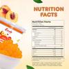 Fanale Peach Popping Boba Pearls, Vegan, Non GMO, Gluten Free, Fat Free, Perfect for Bubble Tea, Smoothies, Ice Cream, Desserts, and Beverages. view 2