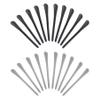 AUEAR, 10 Pairs Glasses End Tips Anti-Slip Silicone Ear Sock Pieces Tube Sleeve Eyeglass Replacement Temple view 1