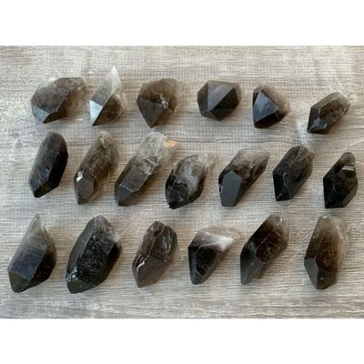 1 Pcs of Natural Smoky Quartz Crystal Points, Raw Smoky Quartz Point (5)