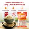 Basmati Golden Sella Parboiled Rice 10LB - Easy to Cook - Low Glycemic Index - Extra Long Grain, Naturally Aged, Fluffy & Aromatic | Premium Quality Rice for Biryani, Pulao & Authentic Cooking view 3