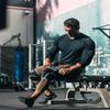 Godfather of Bodybuilding Knee Sleeves by Charles Glass  Premium Neoprene Compression for Optimal Support and Warmth - L view 3