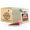 OLDSOUL Professional Cone Waffle Mix | GLUTEN FREE | Chocolate Flavor | 30 Lbs | Batter Mix | 672 Cone Waffles (30 Lbs, Gluten Free) view 1