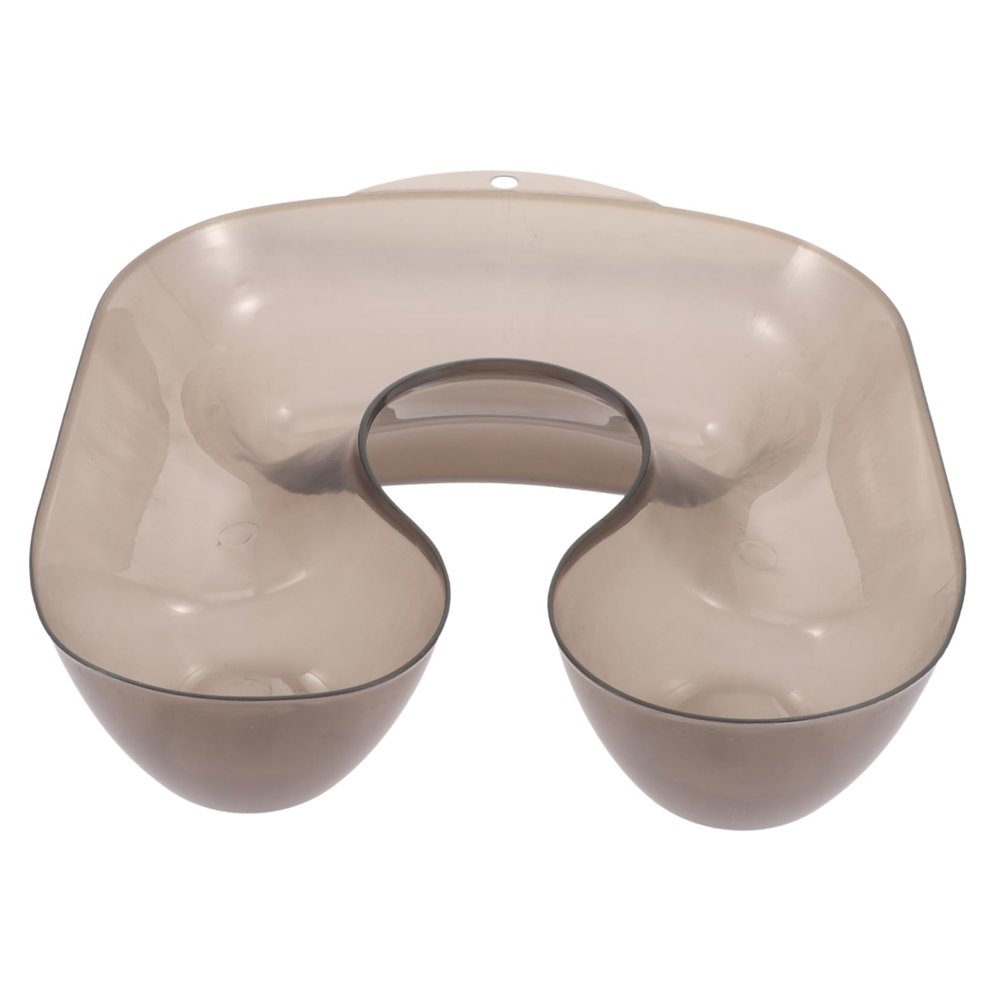 Healifty Tools Hair Styling perming Tray Hair Washing Tray for Sink at Home Styling Supplies Portable Shampoo Bowl Coloring Shoulder Rest Shampoo Neck Elder PVC