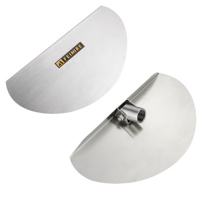 FEIMIRE Stainless Steel Culvert Cleaning Hand Tool, For cleaning a 12" diameter culvert pipe, this size designed for culvert pipes with 12" I.D (handle is NOT included) Tool is 10 5/8" wide