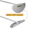 FEIMIRE Stainless Steel Culvert Cleaning Hand Tool, For cleaning a 12" diameter culvert pipe, this size designed for culvert pipes with 12" I.D (handle is NOT included) Tool is 10 5/8" wide view 3
