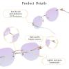 LifeArt Blue Light Blocking Glasses, Computer Reading Glasses, Anti Blue Rays, Reduce Eyestrain, Stylish for Men and Women(White,+3.00 Magnification) view 2