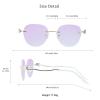 LifeArt Blue Light Blocking Glasses, Computer Reading Glasses, Anti Blue Rays, Reduce Eyestrain, Stylish for Men and Women(White,+3.00 Magnification) view 4