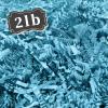 ZEBMOON 2 LB Blue Crinkle Cut Paper Shred Filler Great for Gift Wrapping, Basket Filling, Birthday, Wedding, Halloween, Thanksgiving, Christmas Day, New Year Party Decorations Filling Supplies C view 1