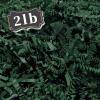 ZEBMOON 2 LB Dark Green Crinkle Cut Paper Shred Filler Great for Gift Wrapping, Basket Filling, Birthday, Wedding, Halloween, Thanksgiving, Christmas Day, New Year Party Decorations Filling Supplies view 1