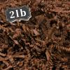 ZEBMOON 2 LB Brown Crinkle Cut Paper Shred Filler Great for Gift Wrapping, Basket Filling, Birthday, Wedding, Halloween, Thanksgiving, Christmas Day, New Year Party Decorations Filling Supplies view 1