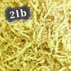 2 LB Light Yellow Crinkle Cut Paper Shred Filler Great for Gift Wrapping, Basket Filling, Birthday, Wedding, Halloween, Thanksgiving, Christmas Day, New Year Party Decorations Filling Supplies view 1