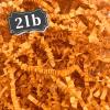 ZEBMOON 2 LB Orange Crinkle Cut Paper Shred Filler Great for Gift Wrapping, Basket Filling, Birthday, Wedding, Halloween, Thanksgiving, Christmas Day, New Year Party Decorations Filling Supplies A view 1