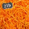 2 LB Fluorescent orange Crinkle Cut Paper Shred Filler Great for Gift Wrapping, Basket Filling, Birthday, Wedding, Halloween, Thanksgiving, Christmas Day, New Year Party Decorations Filling Supplies view 1
