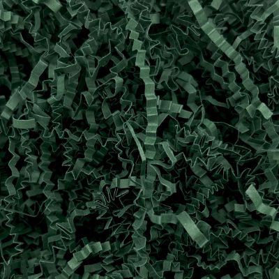 2 LB Dark Green A Crinkle Cut Paper Shred Filler Great for Gift Wrapping, Basket Filling, Birthday, Wedding, Halloween, Thanksgiving, Christmas Day, New Year Party Decorations Filling Supplies