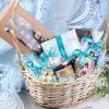 ZEBMOON 1 LB Aqua Cyan Crinkle Cut Paper Shred Filler Great for Gift Wrapping, Basket Filling, Birthday, Wedding, Halloween, Thanksgiving, Christmas Day, New Year Party Decorations Filling Supplies view 4