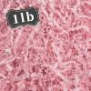 ZEBMOON 1 LB Pink Crinkle Cut Paper Shred Filler Great for Gift Wrapping, Basket Filling, Birthday, Wedding, Halloween, Thanksgiving, Valentine's Day, New Year Party Decorations Filling Supplies A view 1