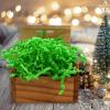 ZEBMOON 1 LB Green Crinkle Cut Paper Shred Filler Great for Gift Wrapping, Basket Filling, Birthday, Wedding, Halloween, Thanksgiving, Christmas Day, New Year Party Decorations Filling Supplies view 4