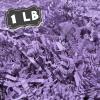 1 LB Light Purple Crinkle Cut Paper Shred Filler Great for Gift Wrapping, Basket Filling, Birthday, Wedding, Halloween, Thanksgiving, Christmas Day, New Year Party Decorations Filling Supplies view 1