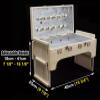 ENHEN Moxibustion Chair Full-Body Moxibustion Box with Smokeless Cover, Chinese Herbal Wormwood Moxa Cone Burner, Release Pain of Belly/Waist/Hip/Back/Neck (Size : 40cm Width) view 3
