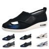 Womens Diabetic Shoes Adjustable,Women's Diabetic Sandals, Adjustable Width Arthritis&Edema Shoes for Elderly Arthritis Edema Swollen Feet Men 9/Women 10 Black view 1