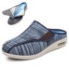 Orthopedic Slip-on Shoes Adjustable Closure,Adjustable Lightweight Non-Slip Orthopedic Walking Slippers for Elderly Hammertoe Arthritis Swollen Feet Men 9/Women 10 view 1