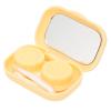 JEOZBM Contact Lens Cases, Portable Contact Lens Storage Container, Contact Lens Soak Storage Kit with Contact Lens Remover Tool for Daily Use(6cm-Yellow) view 1