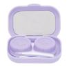JEOZBM Contact Lens Cases, Portable Contact Lens Storage Container, Contact Lens Soak Storage Kit with Contact Lens Remover Tool for Daily Use(6cm-Violets) view 2