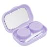 JEOZBM Contact Lens Cases, Portable Contact Lens Storage Container, Contact Lens Soak Storage Kit with Contact Lens Remover Tool for Daily Use(6cm-Violets) view 3