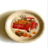 110 Piece-Rustic Fall Harvest Delights: Disposable Paper Plates, Cups, and Napkins Set with Charming Red Truck and Autumn Decorations for Thanksgiving, Holiday Parties, and More view 4
