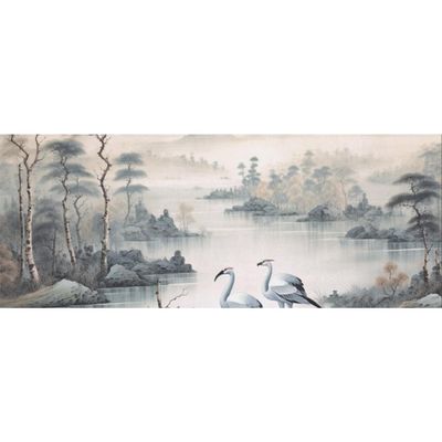 DNOVING 2 Rolls Tranquil river Birthday Wrapping Paper - 58 x 23 inch Gift Wrapping Paper for Boys & Girls Birthday & Wedding GWP-179263127