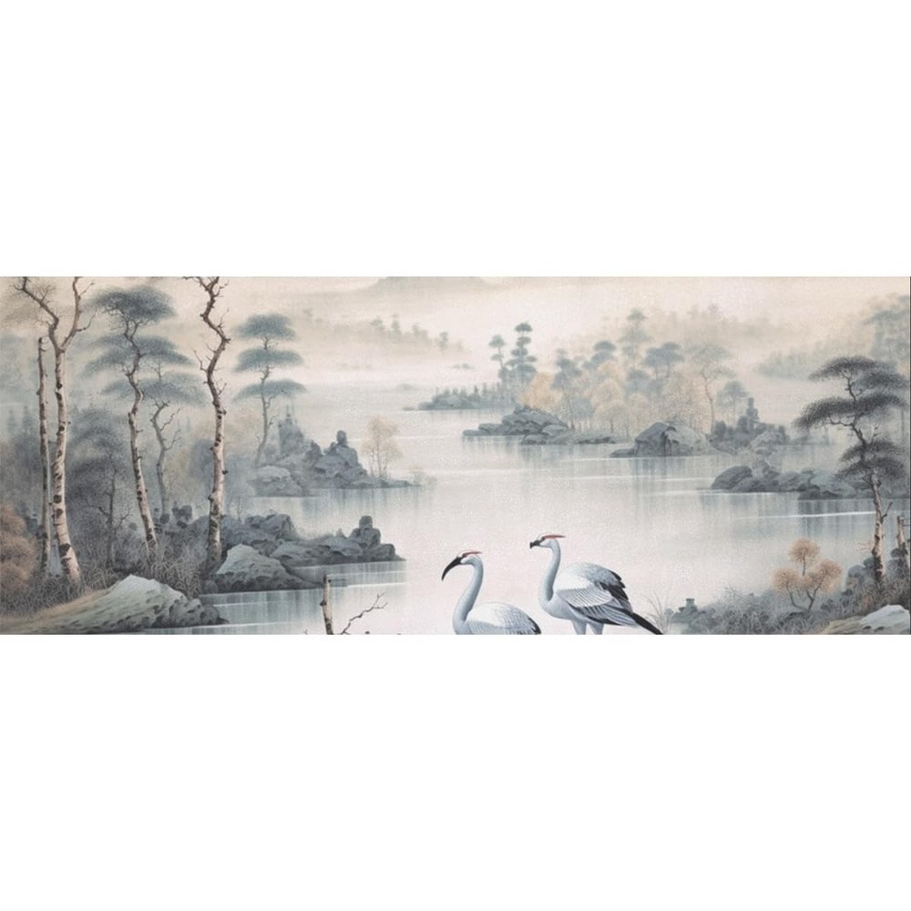 DNOVING 2 Rolls Tranquil river Birthday Wrapping Paper - 58 x 23 inch Gift Wrapping Paper for Boys & Girls Birthday & Wedding GWP-179263127