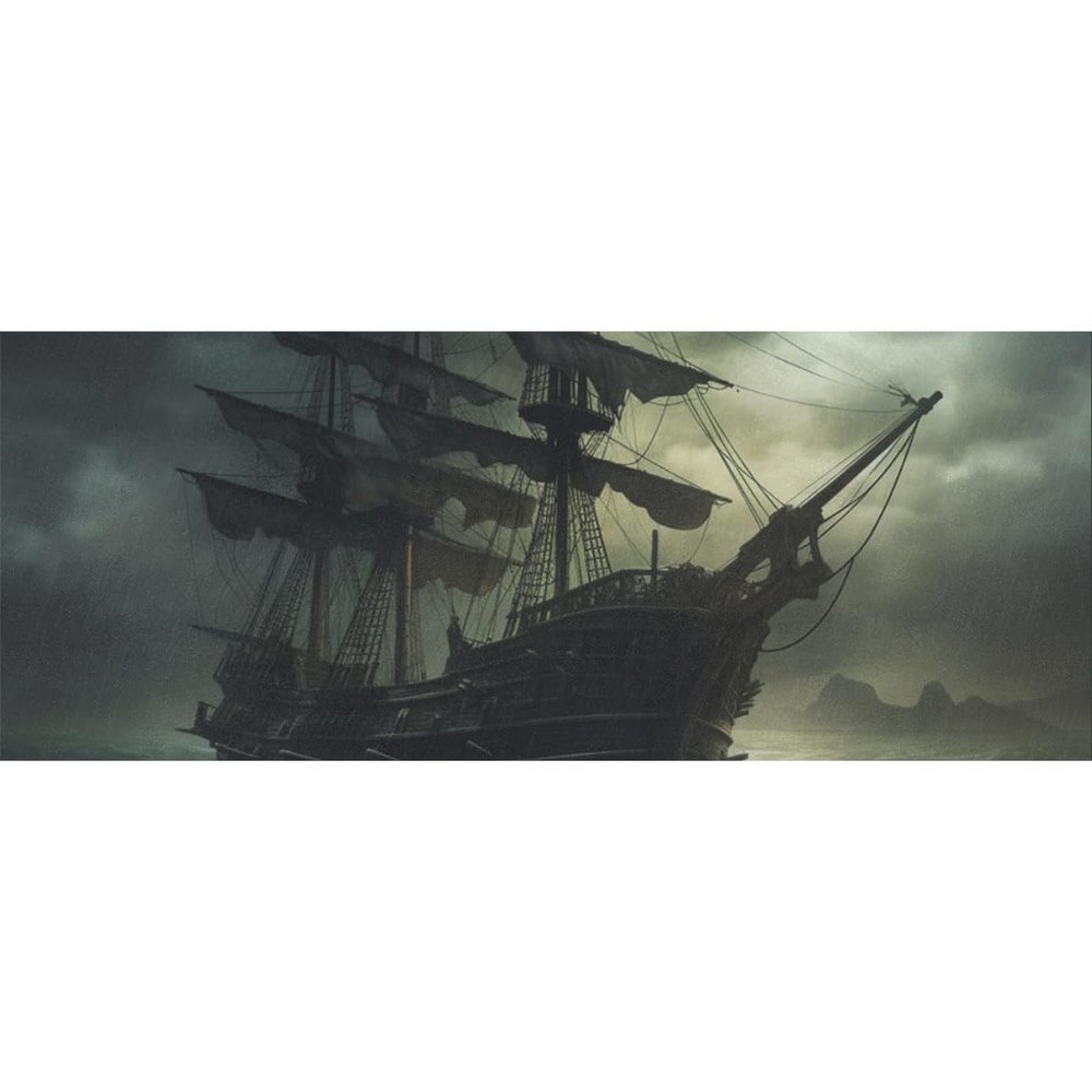 DNOVING 2 Rolls Pirate ship enshrouded in mist Birthday Wrapping Paper - 58 x 23 inch Gift Wrapping Paper for Boys & Girls Birthday & Friendsmas GWP-746031601