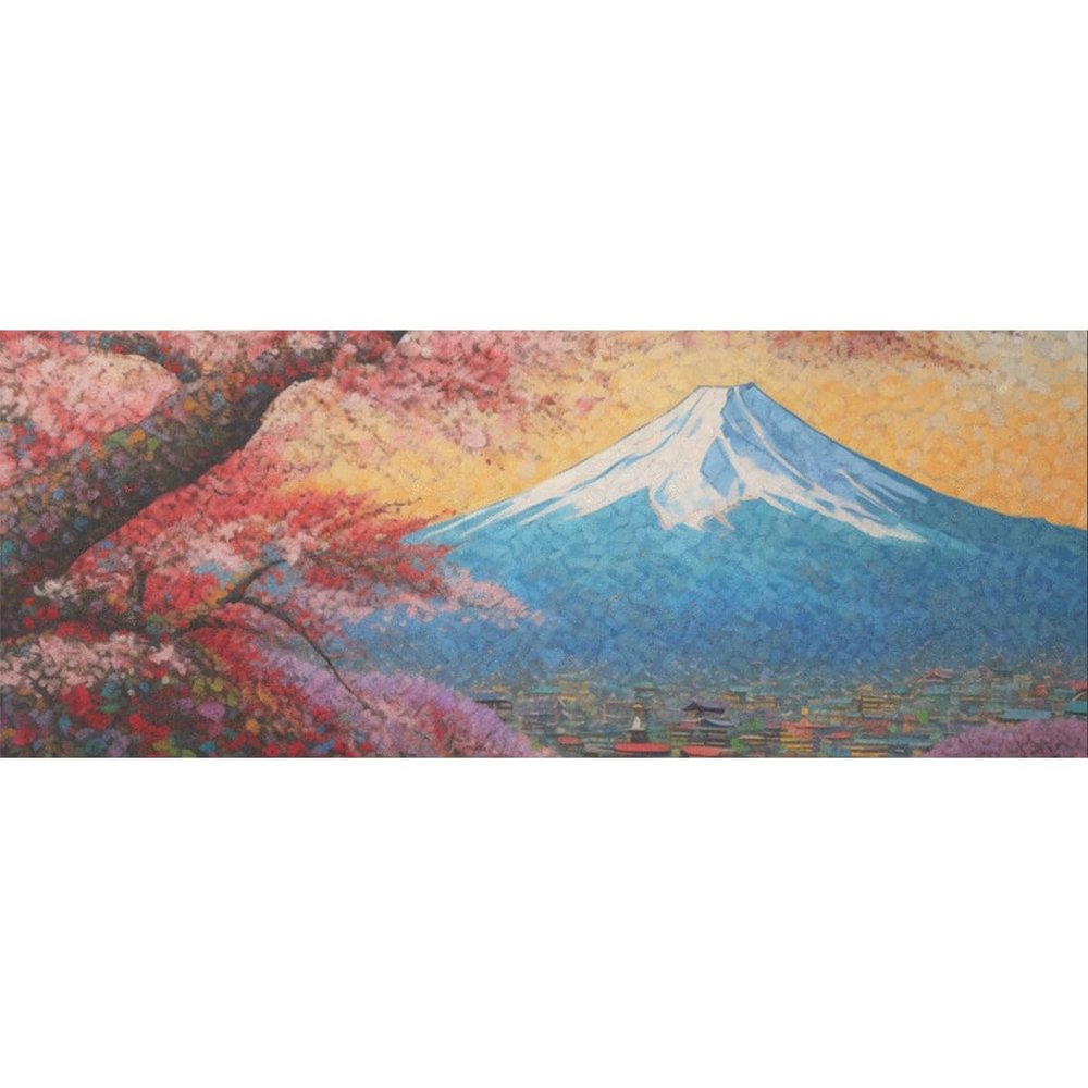 2 Rolls Mount fuji and cherry blossoms Birthday Wrapping Paper - 58 x 23 inch Gift Wrapping Paper for Boys & Girls Birthday GWP-160527587