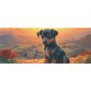 DNOVING 2 Rolls Cute dog in the sunset Birthday Wrapping Paper - 58 x 23 inch Gift Wrapping Paper for Kids Birthday & Christmas GWP-833250181 view 1
