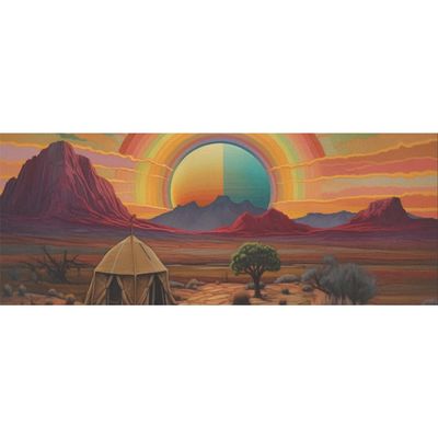 DNOVING 2 Rolls Rainbow-colored sun and moon Birthday Wrapping Paper - 58 x 23 inch Gift Wrapping Paper for Kids Birthday & Friendsmas GWP-033367206