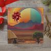 DNOVING 2 Rolls Rainbow-colored sun and moon Birthday Wrapping Paper - 58 x 23 inch Gift Wrapping Paper for Kids Birthday & Friendsmas GWP-033367206 view 3
