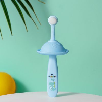 boyg Children's 10,000 Hair Single Toothbrush 1-2-3 Years Old Baby Protective Shield Soft Bristle Toothbrush