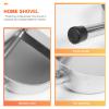 1pc Stainless Steel Dustpan Stainless Steel Saucepan Dry Goods Shovel Heavy Duty Dustpan Debris Cleaning Tool Table Desk Cleaning Shovel Plastic Office Small Metal view 3