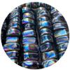 1/2 LB Rainbow Magnetic Hematite Tumbled Stones - Polished Natural Gemstone for Healing Crystals view 1