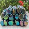 1/2 LB Rainbow Magnetic Hematite Tumbled Stones - Polished Natural Gemstone for Healing Crystals view 2