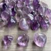 1/2 LB Amethyst Tumbled Stones, Polished Natural Amethyst Gemstone, Amethyst Healing Crystals (Amethyst) view 3