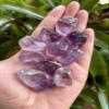 1/2 LB Amethyst Tumbled Stones, Polished Natural Amethyst Gemstone, Amethyst Healing Crystals (Amethyst) view 4